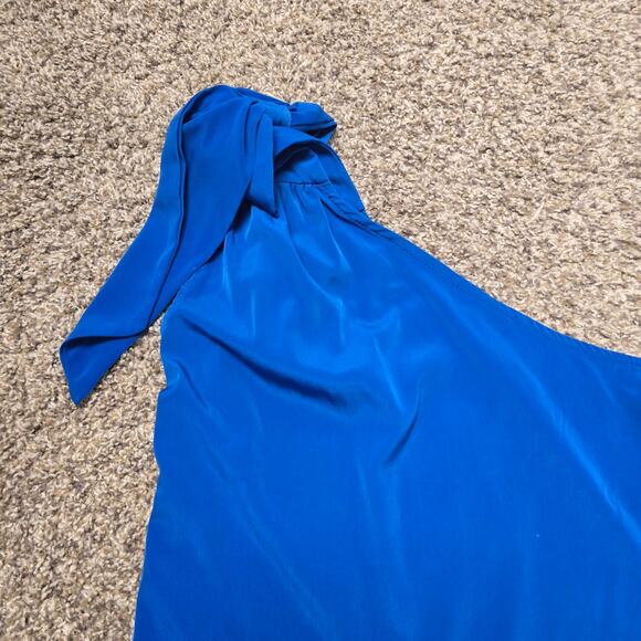 Women's Noble U Blue One Shoulder Mini Dress | Size Small - Picture 5 of 7